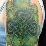 Shamrock with Celtic Knot Cover Up